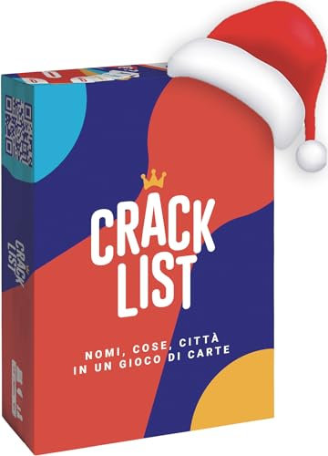CRACK LIST – Gioco di Carte Divertente per Tutta la Famiglia | 2-8 Giocatori | Età 10+ | Durata: 30 Min | Gioco da Tavolo per Amici e Famiglie | Versione Italiana