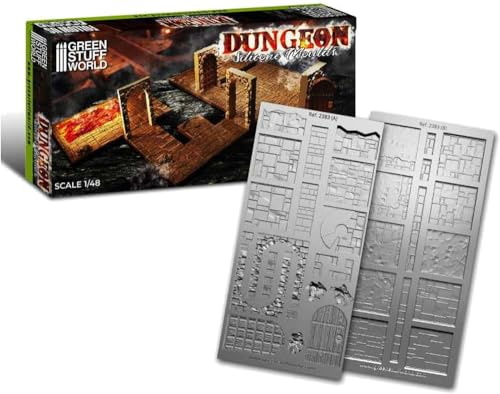 Green Stuff World für Modelle und Miniaturen Dungeon Silikonformen 2383