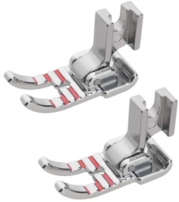 LT Easiyl 2PCS 1/4 Pouces en Métal Patchwork Quilting Pied Machine à Coudre Pied-de-biche Compatible avec Kenmore Compatible avec Singer Machines à Coudre
