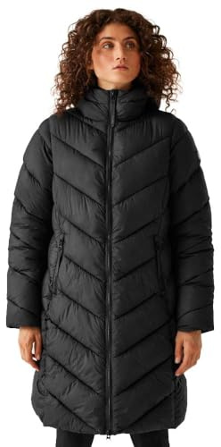 Regatta Damen Steppmantel Andia II mit Kapuze Black schwarz - 14
