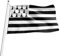 8ft x 5ft Grand Drapeau Breton 240x150cm Drapeau Bretagne Avec œillets Métalliques Garden Parade Intérieur Extérieur Party for World Cup Celebration