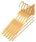 GLADIC Kleiderbügel Goldene Aluminium-Kleiderbügel, 5 Stück, robuste Metallbügel für Kleidung, platzsparende Kleiderständer für Männer und Frauen Coat Hanger