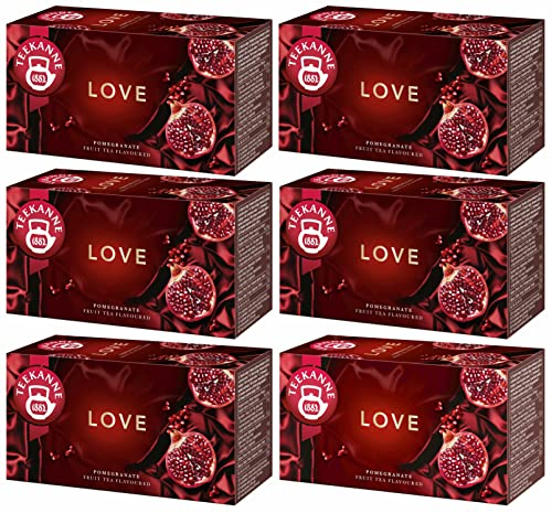 TEEKANNE Fruit Tea Love Limited Edition with Pomegranate + Dekond gift (6 x 45g)