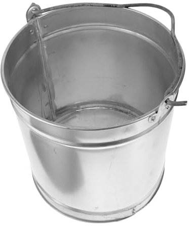 BEBEMOKO Garden Burning Bin Metal Incinerator Ash Bucket Buckets for Fireplaces Multi-use Fireplace Tool