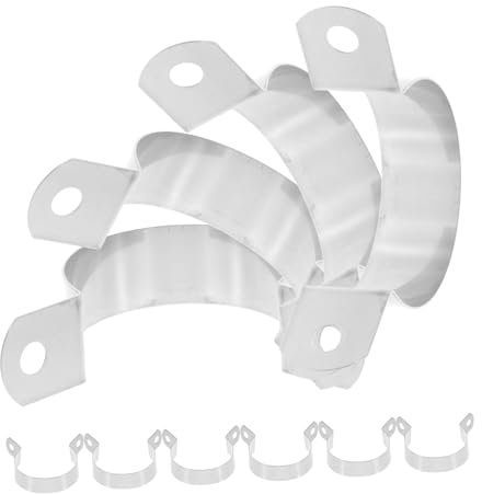 FOYTOKI Edelstahl-rohrschelle 10 Stück U-förmige Rohrclip-montagehalterungen Für Den Einsatz Im Bodengarten