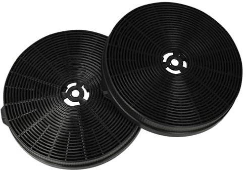 vhbw 2x filtro de carbón activado compatible con Cata ART28376, ART28411 campanas cocina - 17,5 cm