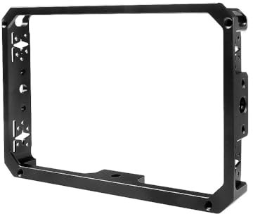 Alvins Camera Cage for SmallHD 702 Touch Monitor and Cine 7 Monitor Protective Case Frame with 1/4” Screw Extension Bracket