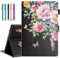 Fancity Funda para iPad de 10,2 pulgadas de 9/8/7ª generación (2021 2020 2019 lanzamiento), Smart Auto Sleep/Wach Cover con soporte para bolígrafo, ranura para tarjetas, funda a prueba de golpes para