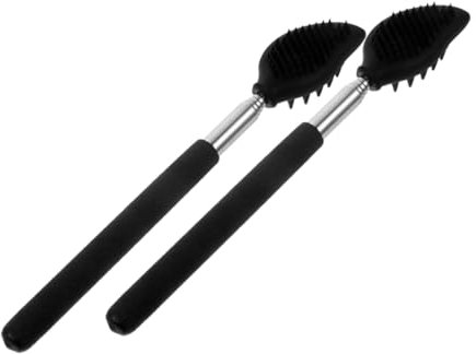 Holibanna Rückenkratzer Aus Silikon Tragbar Und Vielseitig Einsetzbar Gerät Für Selbstmassage Bequeme Einstellung An Verschiedene