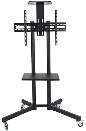 AYCDL Support TV Mobile Réglable pour Écran Plat LCD/LED De 32 À 65 Pouces avec roulettes,B