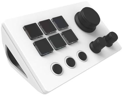 BaotyJie Controller Dock Gaming Shortcut- Kompatibel PC & - Trigger-Aktionen für Podcasting, Weiß