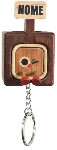 Générique Schlüsselanhänger für die Wand – magnetischer Schlüsselanhänger aus Holz, Wand-Organizer für Schlüssel und Schlüsselanhänger | für Eingang, Flur, Wohnung, Schlafzimmer, Geschenk, Unisex