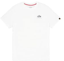 Alpha Industries Herren Camo Print T-Shirt, White, 3XL