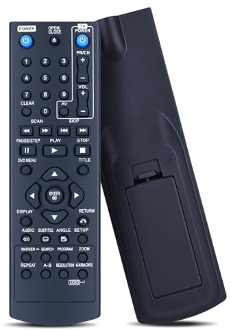 WKOLF AKB35840201 AKB35840202 - Mando a distancia de repuesto para reproductor de DVD LG DP432H, DP522H, DP542, DP822H, DP932H, DV492H, DVX392, DVX392H, DVX482H, DVX492H, DVX5582H 82H, DVXX 692H