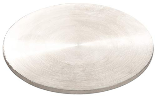 2 Stück Glasmontageplatten für Barkonsole schräg 21° Ø 50 mm Edelstahloptik Montageplatten von SOTECH