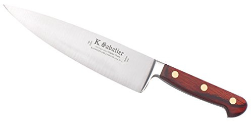 K SABATIER - Cuisine 21 Cm Gamme Auvergne - Acier Inoxydable - Manche Bois - 100% Forge - Entièrement Fabrique en France