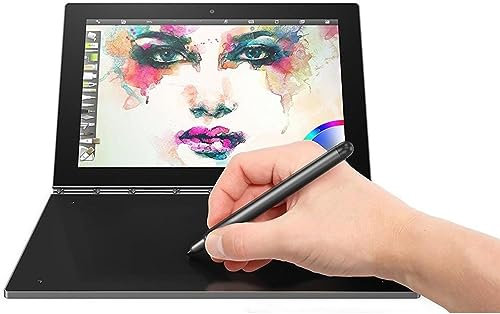 Lenovo Yoga Book 10.1 Full HD Touchscreen IPS (1920x1200) 2-in-1 Tablet PC, Intel Atom x5-Z8550 Processor, 4GB RAM, 64GB SSD, Bluetooth, Halo Keyboard, Stylus, Android 6.0.1 Marshmallow- Grey