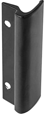 Alu Balkontür Ziehgriff Glasfalz, Farbe:Schwarz RAL 9005