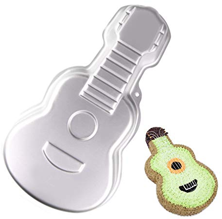 Aluminium Backform 3D Gitarre Form Backform DIY Geburtstag Kuchenform Küche Liefert