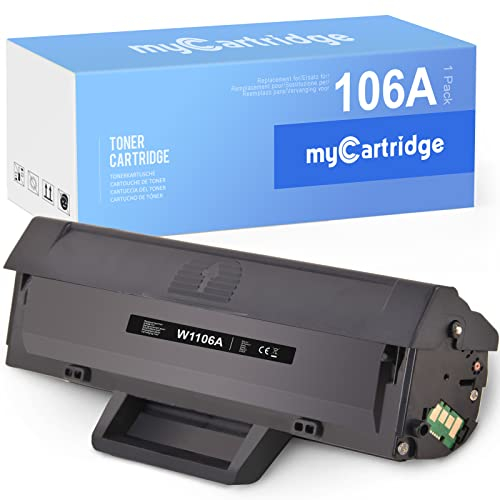 MYCARTRIDGE Kompatibel für Toner HP W1106A 106A Schwarz für HP Laser MFP 135wg 137fwg 137fnw Laser 107w 135w 107a 135a