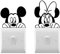 Decalcomanie da parete Super Mario Brothers | Decalcomanie per interruttore della luce di Topolino (Mickey & Minnie)