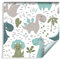 Wallepic Tapete 10m Vlies Tapete Dinosaurier Kinder Vorgeschichte Vliestapete 1000x53cm Wand Tapete Wohnzimmer Kinderzimmer Moderne Wanddeko Wand Dekoration