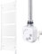 HEATSUPPLY® Handtuchheizkörper elektrisch weiß 1662 x 600mm - Badheizkörper elektrisch mit Thermostat inkl. 1.000 Watt Heizstab No. 4 mit Timer