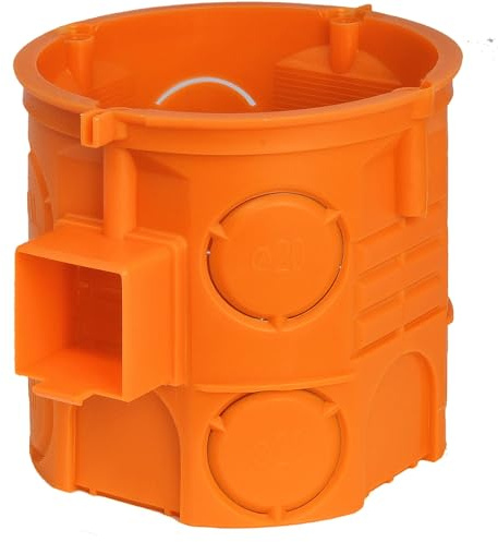 Simet Flush-Mounted Box, 60 mm, Deep Orange, S60DF 33057008, 110 Stück 5907813201417