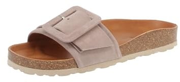 VERBENAS 3304020268 Reiko Velour - Damen Schuhe Pantoletten - Piedra