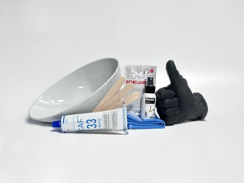 Twusch 9.0 Porzellaneinsatz incl. Einbauset für Thetford Toiletten Aqua Magic V in Wohnmobil + Caravan + Wohnwagen