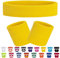 FACATH Gestreiftes Schweißband-Set Sport-Stirnband-Armband-Set Frottee-Armband Sportübungs-Basketball-Armband-Stirnbänder