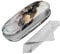 FINTIE Hardcase Brillenetui - Tragbare Hartschale Brillenetui mit Brillenputztuch - Etui für Brillen und Sonnenbrille, Trüber Marmor