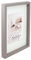 KM Foto 3D Objektrahmen Holz Bilderrahmen Shirt Trikot Rahmen Collage Wanddeko Poster S223: Farbe: Taupe | Format: 30x30
