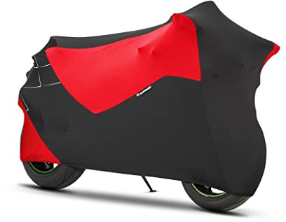 Kawasaki Indoor Cover Abdeckplane HQ Super Stretch rot