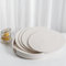 Art PineCone Round Placemats Set of 4, White Placemat-Woven Cotton Rope Chargers for Dinner Plates, Non-Slip, Heat Resistant Table Decor, Boho Farmhouse Kitchen Decor (Off White, 13 inch)