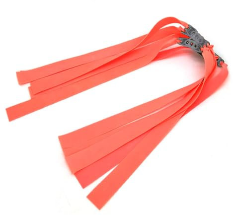 10 Pcs Slingshot Flat Rubber Bands 0.9mm Latex Band Slingshot Replacement Bands Hunting Catapult Elastic Bungee