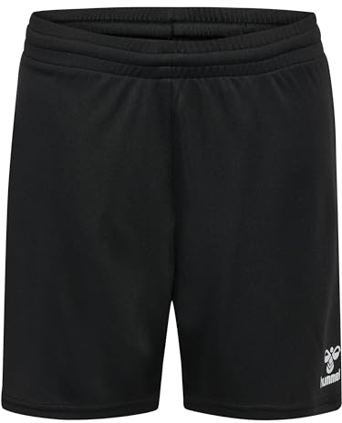 hummel Uni_Kids Hmlessential Kids Shorts, Schwarz, 140 EU