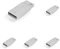 Verbatim Executive USB-Stick aus Metall 32 GB, USB 2.0, USB Speicherstick, für Laptop Notebook Ultrabook TV Autoradio, USB 2.0 Stick, Datenstick inklusive Schlüsselring, Silber (Packung mit 5)