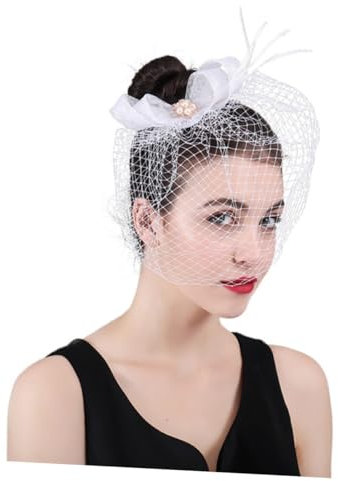 Beavorty Stilvoller Mesh-kopfschmuck Für Hochzeiten Kopfbedeckungen Mit Schleife Für Die Brautjungfer Hochzeitsfeier Kopfschmuck Haarschmuck