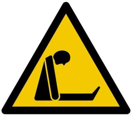 W196 - Gefahr Erstickungsgefahr - Warnschild - Maße wählbar - Norm ISO 7010