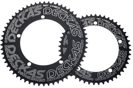 BLacOh Kettenblatt 144BCD Fixed Gear Fixie Rundes Kettenblatt Bahnrad 44T-58T Zahn 144 BCD spezielles Single-Speed-Zahnrad Kettenblatt Kettenblatt (Color : 144BCD 44T)