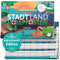 DENKRIESEN - Stadt Land VOLLPFOSTEN® - Kreuzfahrt Edition | DIN A4 Spielblock | Ab 9 Jahren | Familienspiel | Stadt Land Fluss | Kreuzfahrt Thema | 26 kreative Kategorien | Perfekt für Kreuzfahrtfans