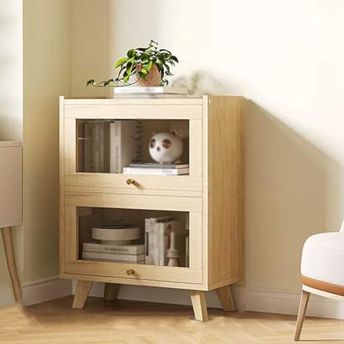 Snaweo Klare Acryl Vitrine, Aufbewahrungs Schaukasten Aus Holz, Vitrinenschrank mit Staubdicht Schutz, Versiegelt mit Starker Tragfähigkeit (Size : A 23.6x11.8x30.7/60x30x78cm)