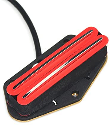 Humbucker Bridge Pickups Pour Guitares Électriques Telecaster Guitares Dual-Bobine Pickups Dual-Track Pickups Ensemble de micros (Color : Pink)