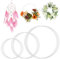 9 Stück Metallringe zum Basteln,10/15/20cm Dekoring,Traumfänger Ringe,Deko Ringe Zum Aufhängen,Makramee Ringe, Metall Ringe Deko für DIY Hochzeitskranz Makramee Wandbehang Handwerk