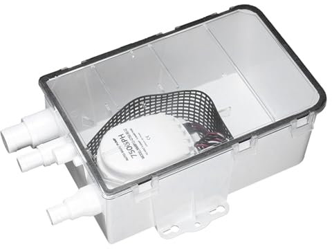 12V 750GPH Boot RV Dusch Pumpe System mit Eingebautem Schalter, Rückschlag Ventil, Zünd Schutz, Boots Dusche Pumpe