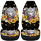 Xoenoiee Autositzbezüge mit Tiger-Sonnenblumen- und Gänseblümchen-Druck, ultraweich, hohe Rückenlehne, Vordersitzbezüge, universelle Passform für SUV, Limousine, Van, 2 Stück