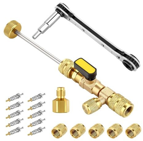 ZOOMIMI Outil d'installation de vannes R140A - Outil d'installation de vannes de climatisation - Convient pour