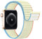 Lobnhot Nylon Sport Loop Kompatibel mit Apple Watch Armband 40mm 41mm 38mm 46mm 45mm 44mm 42mm Herren Damen, Verstellbarer Sport Armband Ersatz für iWatch Series 10 9 8 7 6 5 4 3 2 1 SE Creme