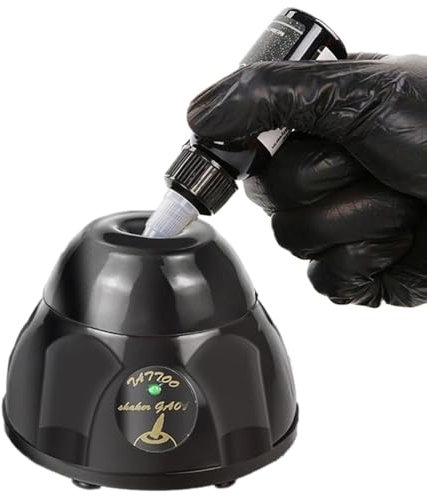 Mini Vortex Mixer - Vortex Paint Shaker Machine - LEAYOKA 4000 RPM Vortex Paint Mixer Nail Polish Shaker Machine Tattoo Ink Mixer Touch Function Portable for Lab Inks Acrylic Paints Nail Polish